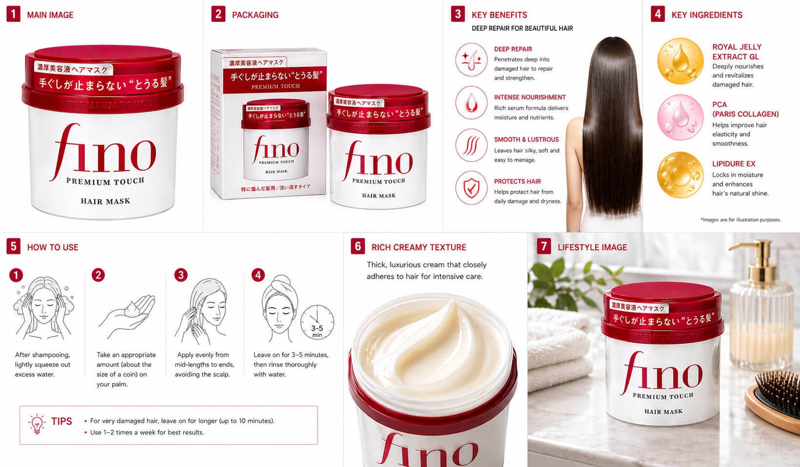 Shiseido Fino Premium Touch Hair Mask - 230g