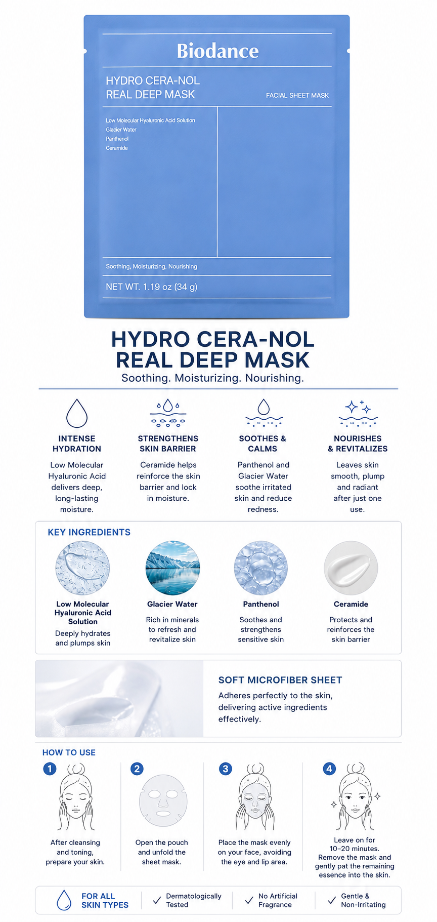 Biodance Hydra Cera-Nol Real Deep Mask