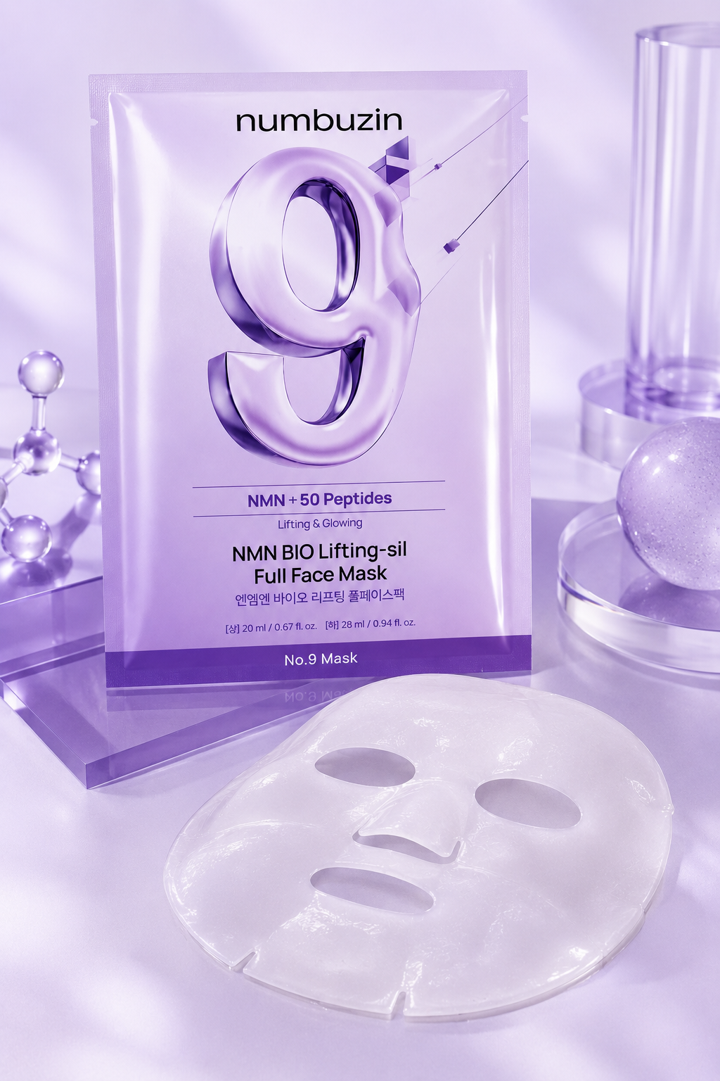 Numbuzin No. 9 NMN Bio Lifting-Sil Face Mask