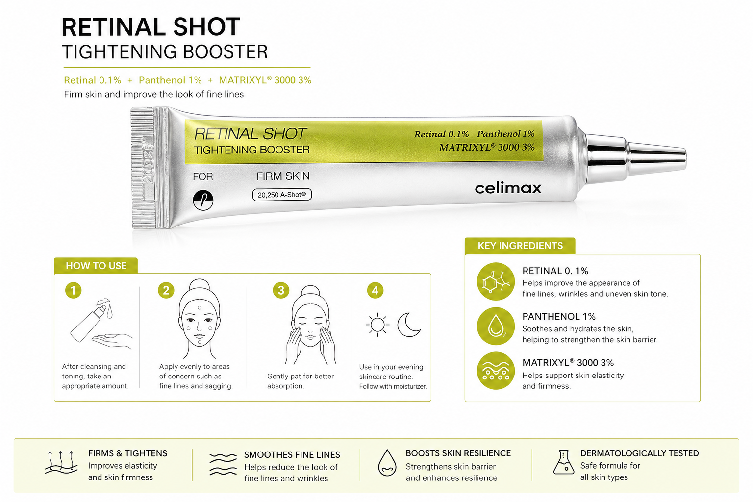 Celimax Retinal Shot Tightening Booster - 15ml