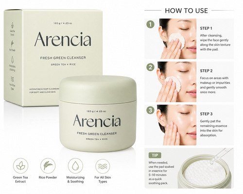 Arencia Fresh Green Cleanser - 120g