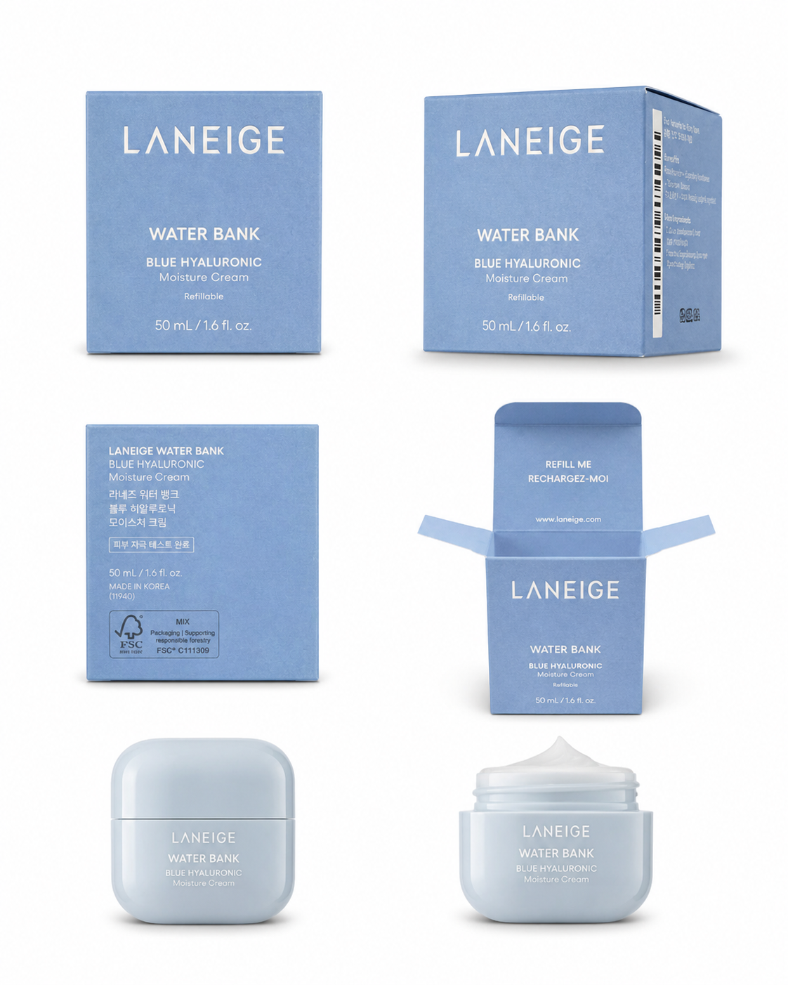 Laneige Water Bank Blue Hyaluronic Moisture Cream - 50ml