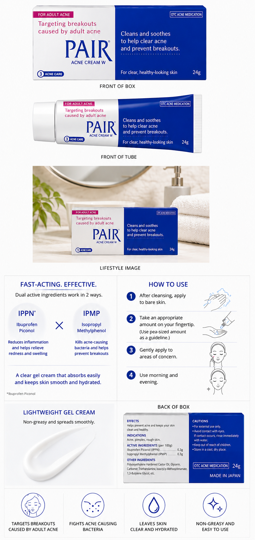 Pair Acne Cream - 24g