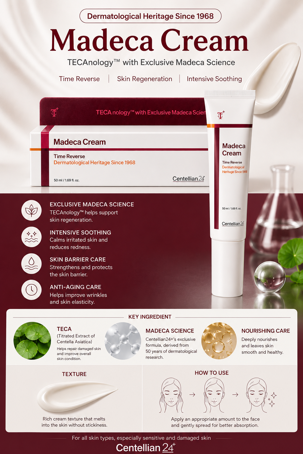 Centillion 24 Madeca Time Reverse Cream - 50ml