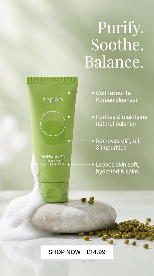 Beplain Mung Bean PH Balanced Cleansing Foam - 180ml